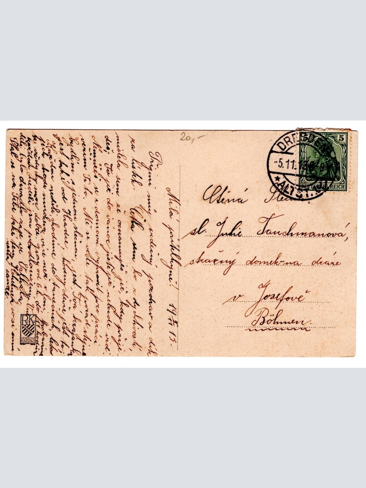 AK, Dresden, Sachsen, Bismarckdenkmal, Ansichtskarte (S5452)