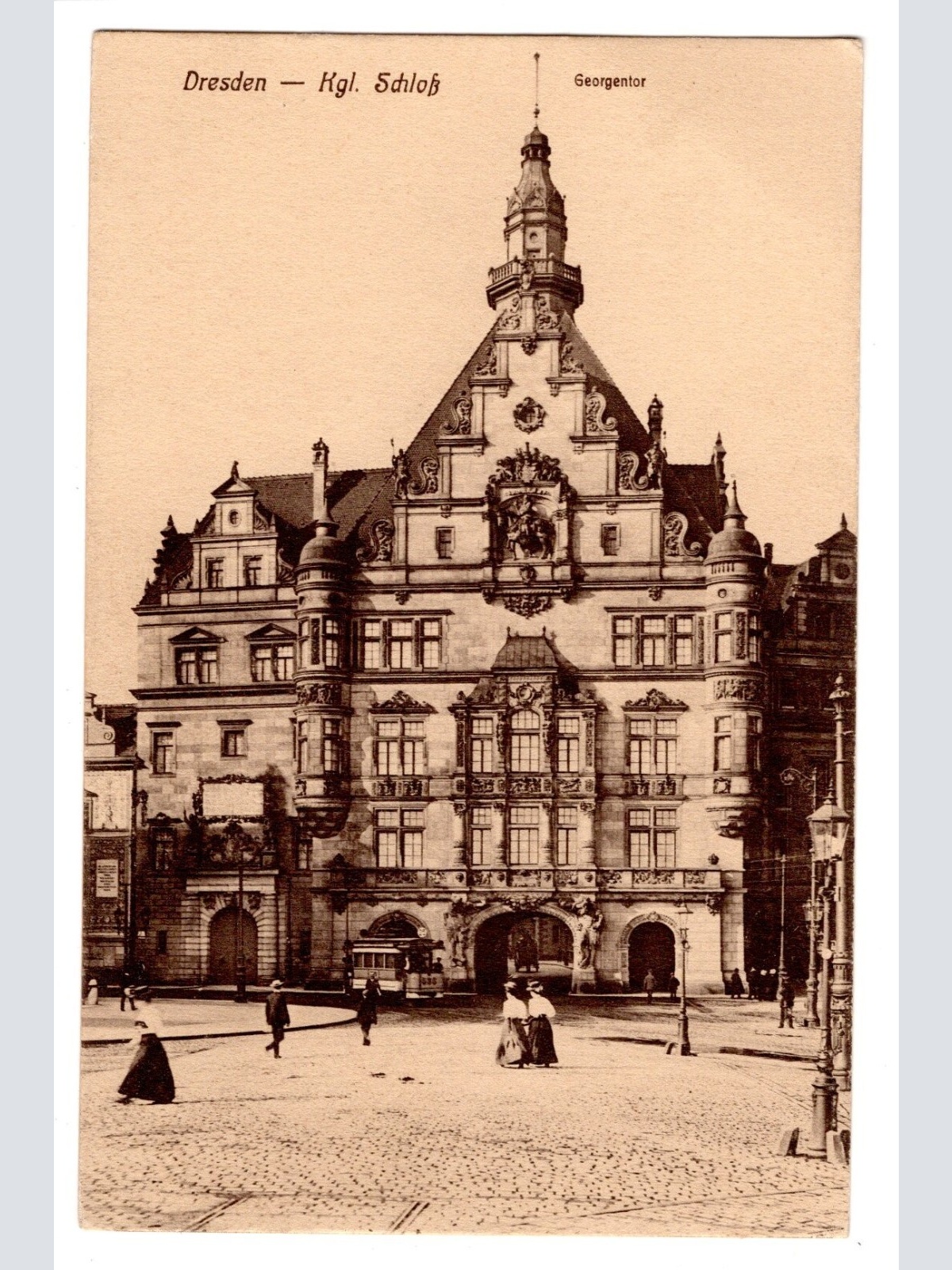 AK, Dresden, Sachsen, Kgl. Schloss, Ansichtskarte (S5470)