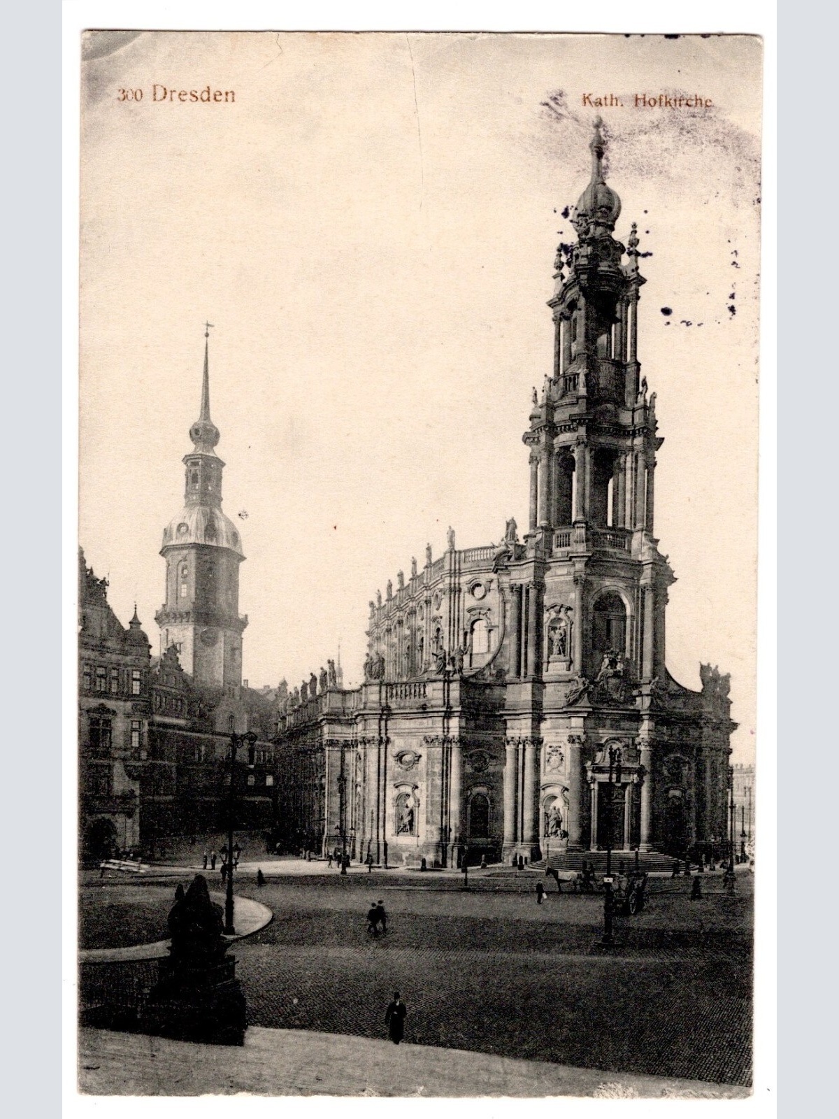 AK, Dresden, Sachsen, Kath. Hofkirche, Ansichtskarte (S5473)