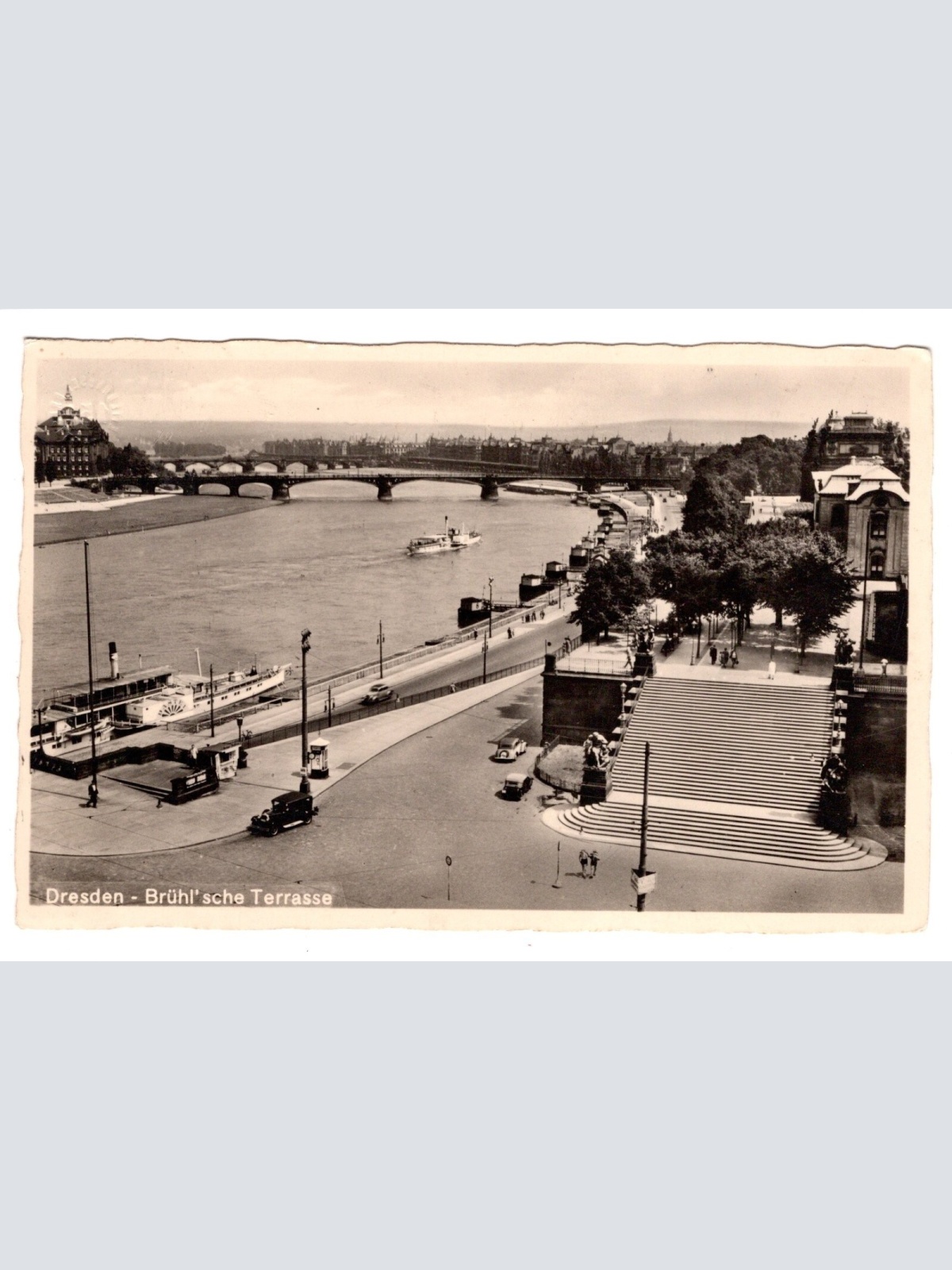 AK, Dresden, Sachsen, Brühl'sche Terrasse, Ansichtskarte (S5475)