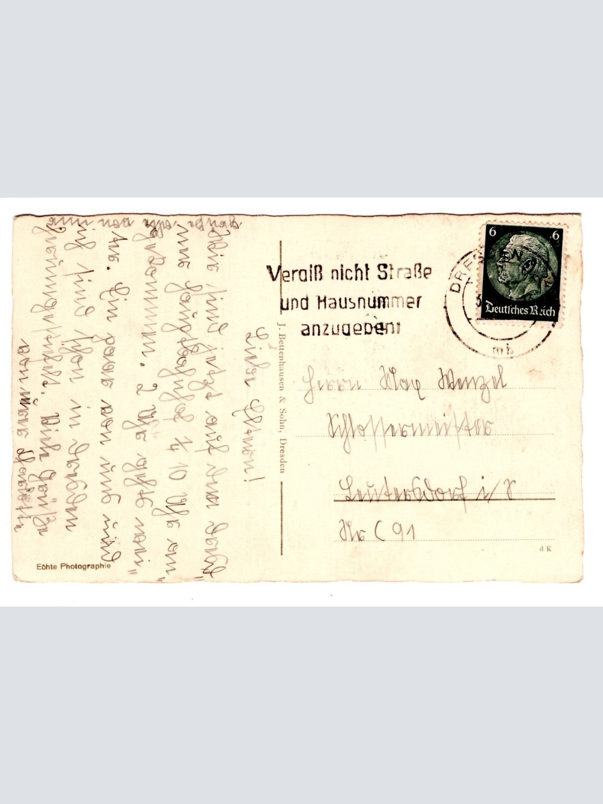 AK, Dresden, Sachsen, Brühl'sche Terrasse, Ansichtskarte (S5475)