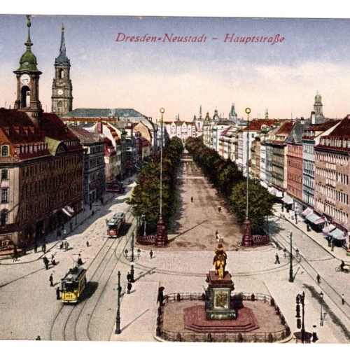 AK, Dresden, Sachsen, Hauptstraße, Ansichtskarte (S5484)