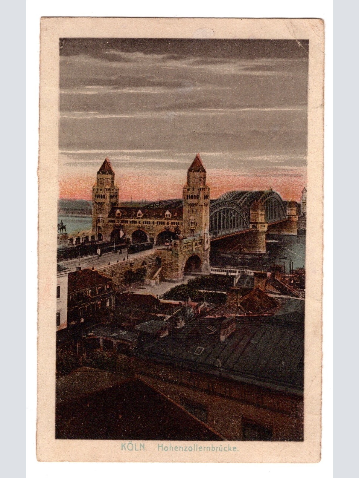 AK, Köln, Nordrhein-Westfalen, Hohenzollernbrücke, Ansichtskarte (S5503)