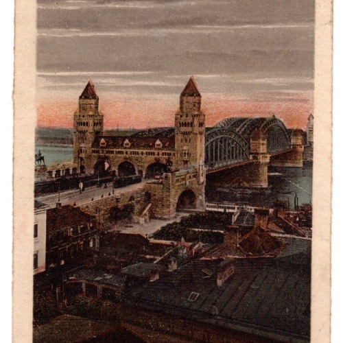 AK, Köln, Nordrhein-Westfalen, Hohenzollernbrücke, Ansichtskarte (S5503)