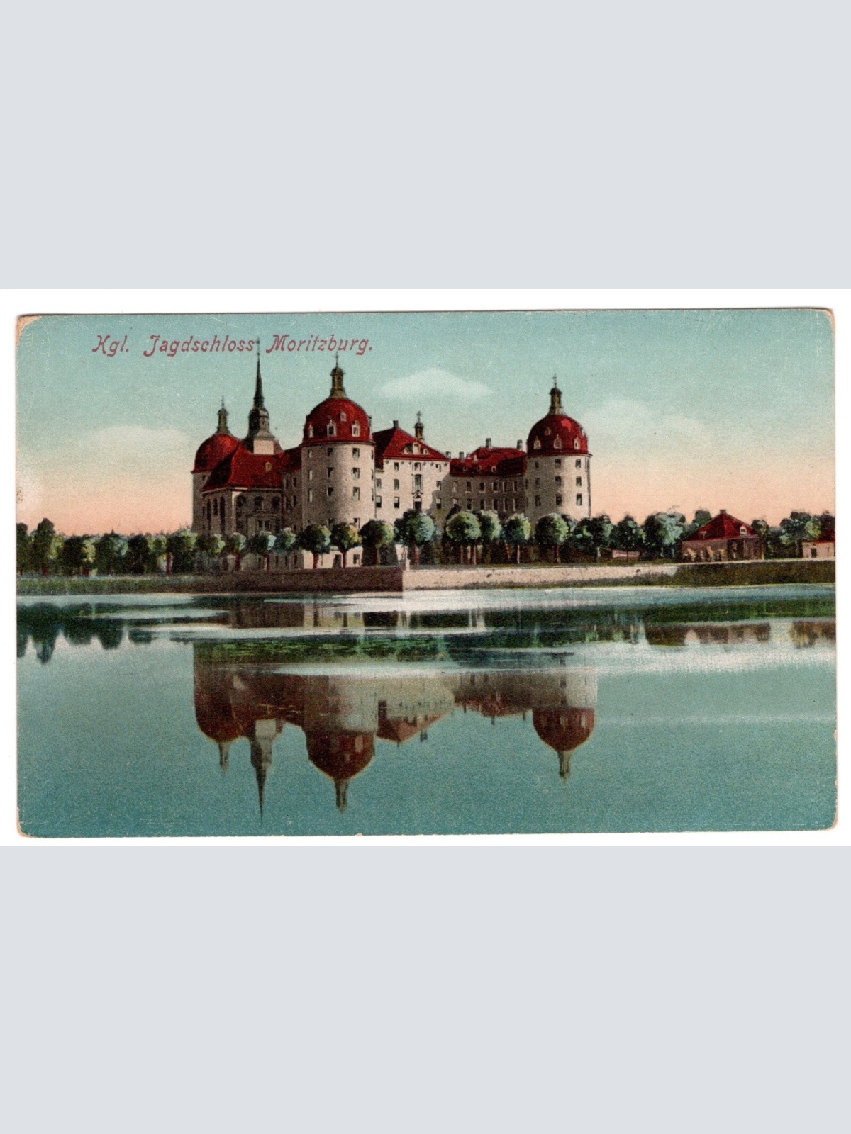 AK, Kgl. Jagdschloss Moritzburg, Sachsen, Ansichtskarte (S5515)
