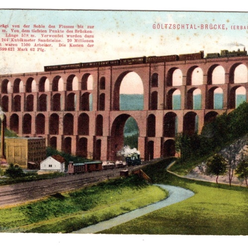 AK, Göltzschtal-Brücke, Sachsen, Ansichtskarte (S5521)
