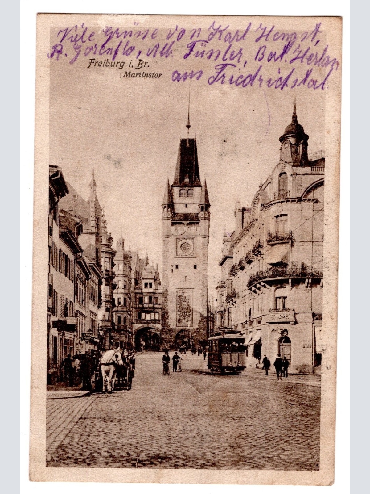 AK, Freiburg im Breisgau, Baden-Württemberg, Ansichtskarte (S5526)