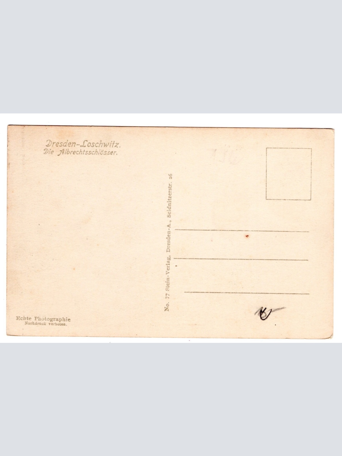 AK, Dresden-Loschwitz, die Albrechtsschlösser, Sachsen, Ansichtskarte (S5527)