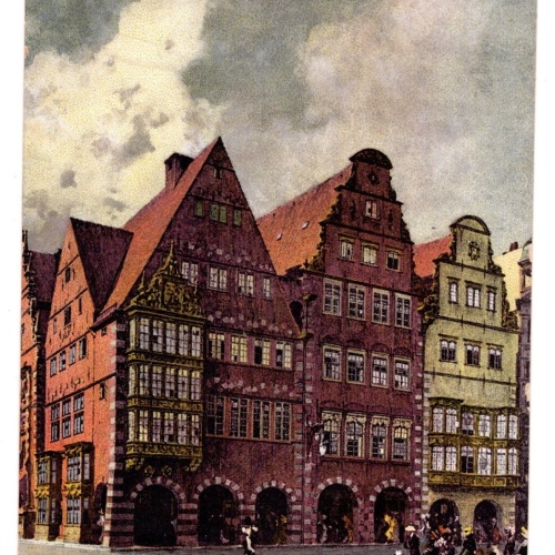 AK, Bremen, Ratscafe, Ansichtskarte (S5539)