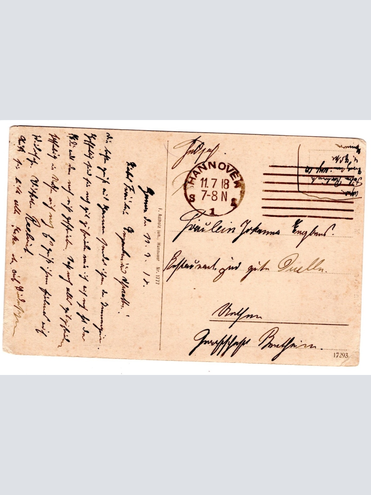 AK, Hannover, Niedersachsen, Marktkirche, Ansichtskarte (S5553)