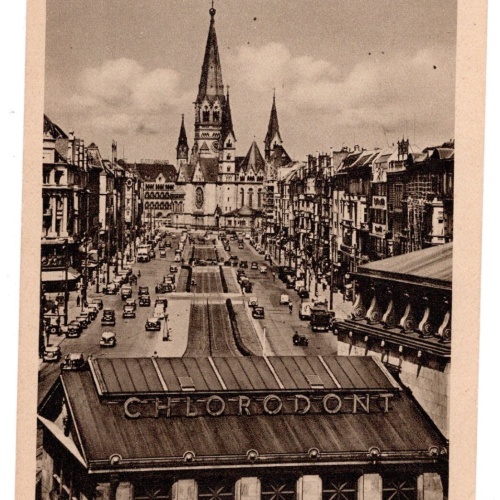 AK, Berlin, Blick auf die Kaiser Wilhelm-Gedächtniskirche, Ansichtskarte (S5562)