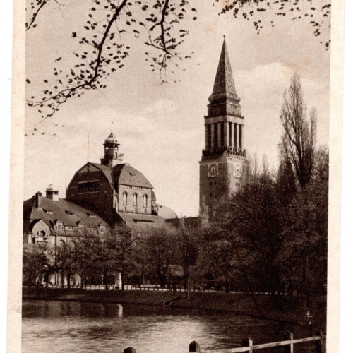 AK, Kiel, Schleswig-Holstein, Rathaus, Ansichtskarte (S5564)