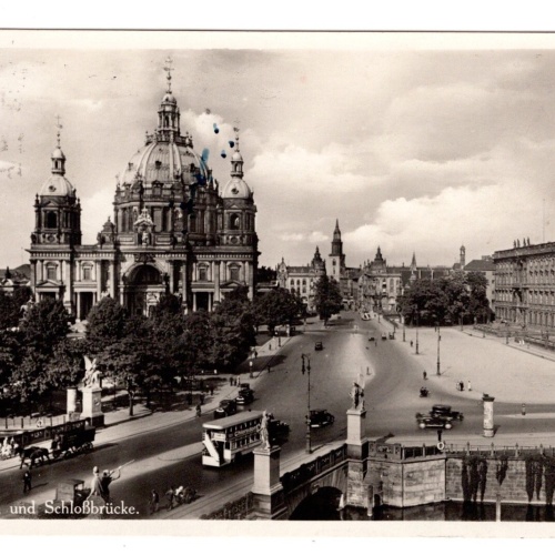AK, Berlin, Dom und Schlossbrücke, Ansichtskarte (S5566)
