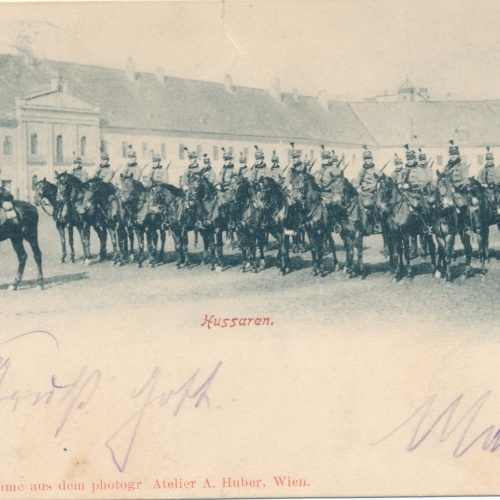AK von den Hussaren am Pferd Ansichtskarte (14140)