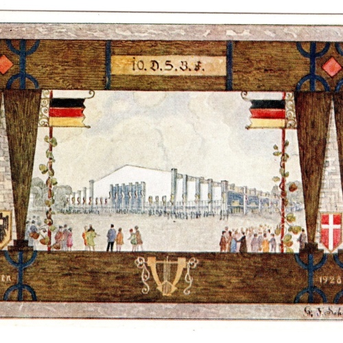 AK, 10. Deutsche Sängerbundfest, Wien, Ansichtskarte (S5608)