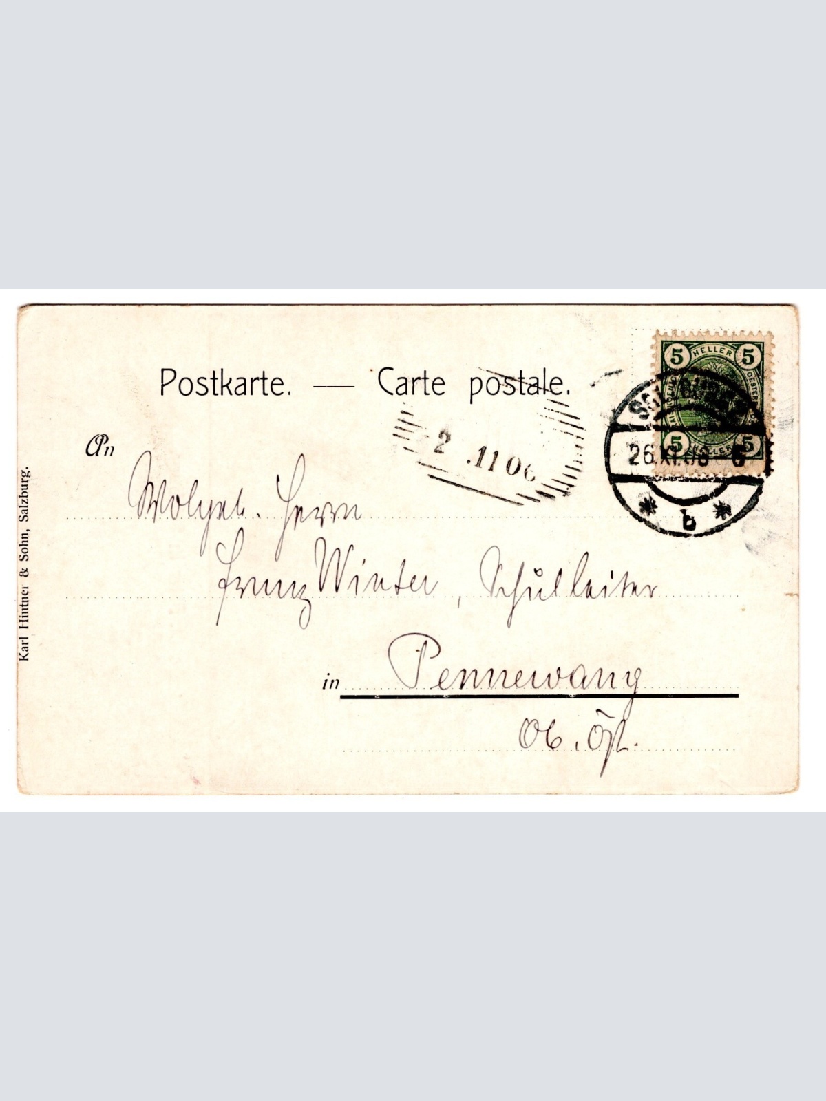 AK, Stiftskirche St. Peter, Salzburg, Ansichtskarte (S5660)