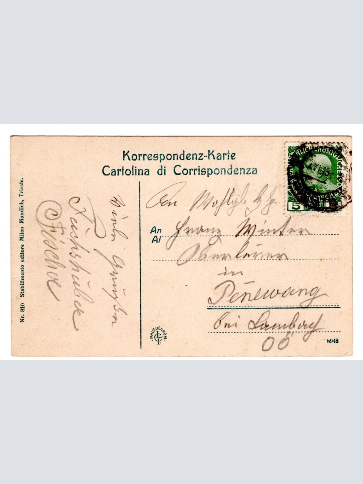 AK, Trieste, Porto nuovo, Italien, Ansichtskarte (S5663)