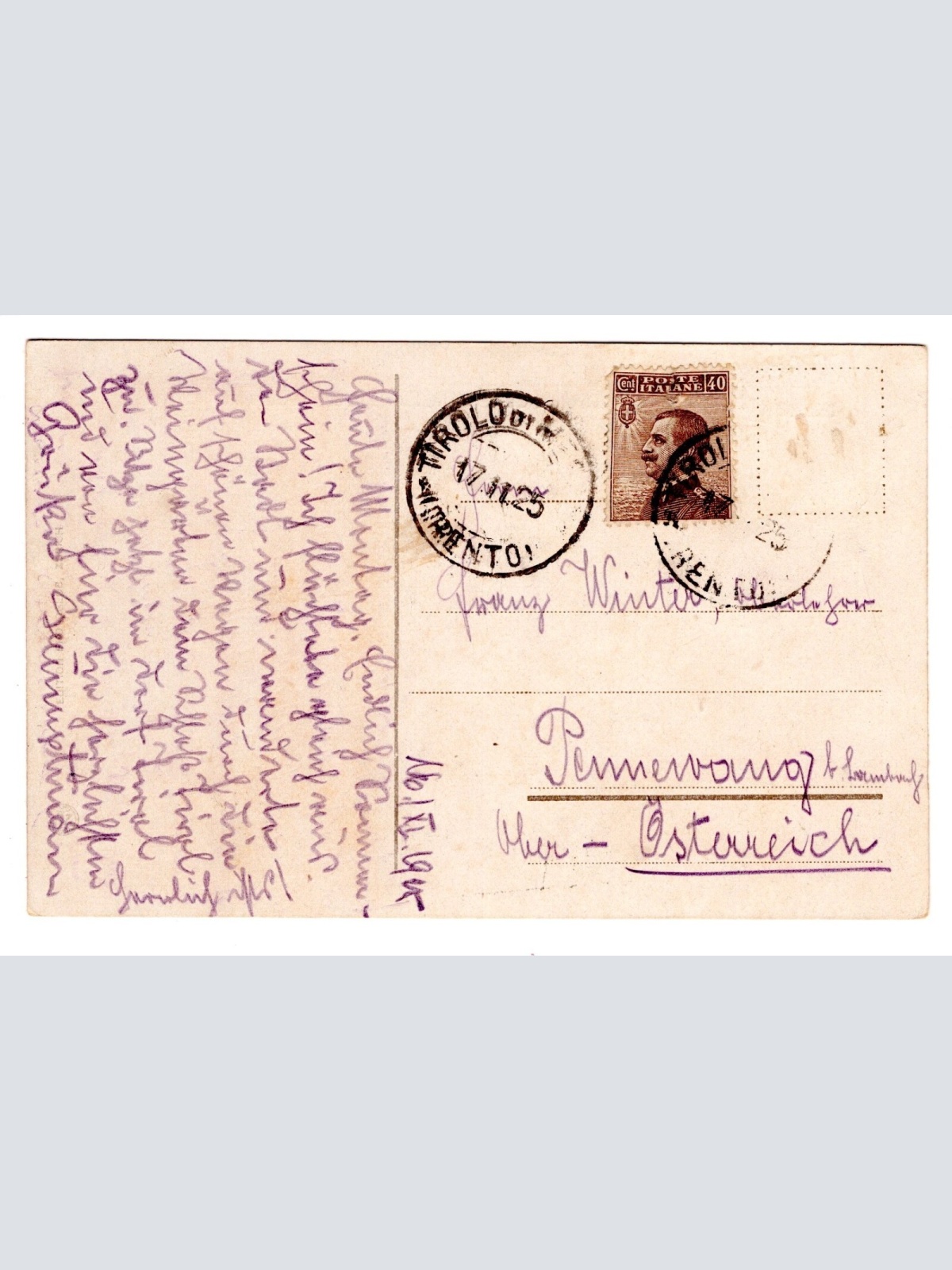 AK, Merano, Castel Tirolo e Castel delle Fontane, Italien, Ansichtskarte (S5664)