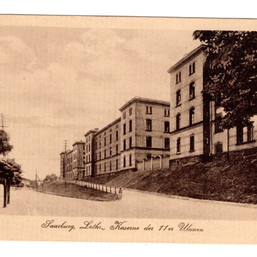 AK, Saarburg, Rheinland-Pfalz, Kaserne, Ansichtskarte (S5698)