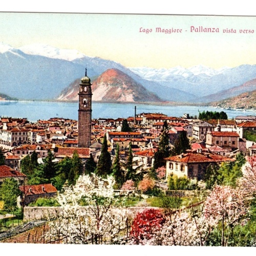 AK, Lago Maggiore, Pallanza, Italien, Ansichtskarte (S5704)