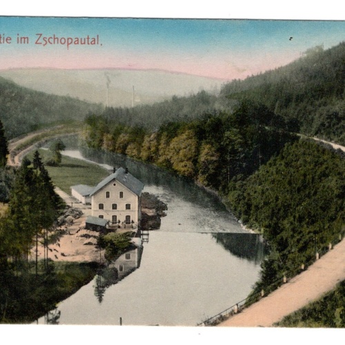 AK, Partie im Zschopautal, Sachsen, Ansichtskarte (S5719)