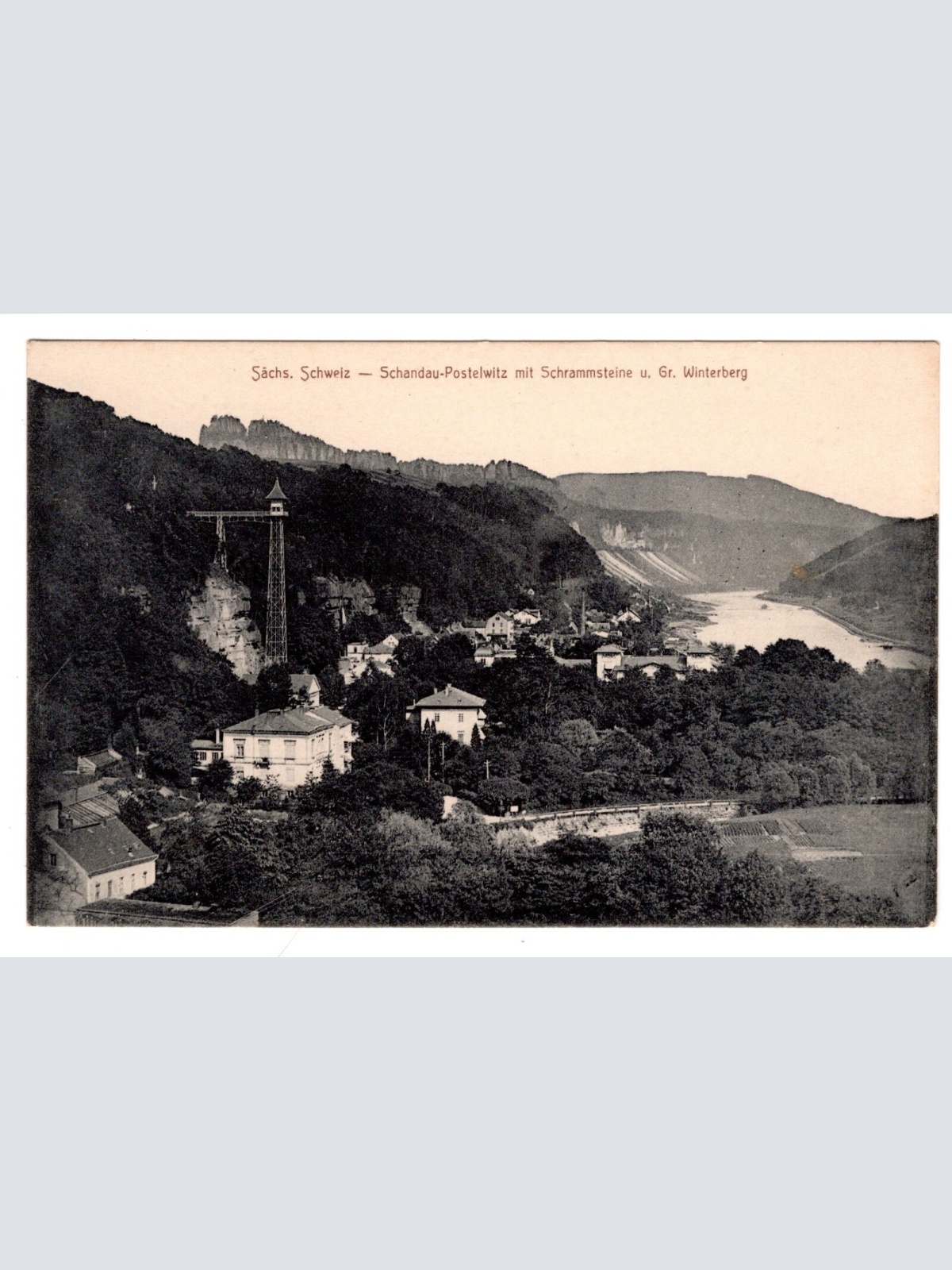 AK, Schandau Postelwitz, Sachsen, Ansichtskarte (S5734)