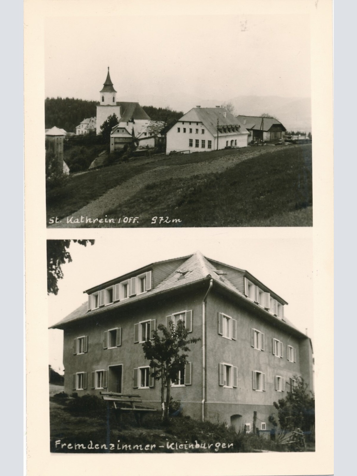 AK aus St. Kathrein Fremdenzimmer Kleinburger Steiermark Ansichtskarte (14184)