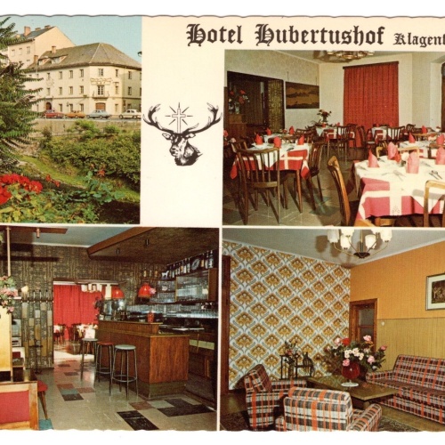 AK, Hotel Hubertushof, Klagenfurt, Kärnten, Ansichtskarte (S5744)