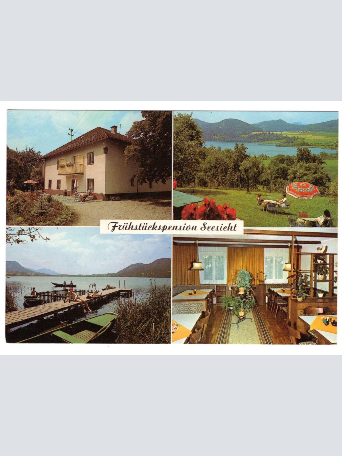 AK, Frühstückspension Seesicht, St. Georgen, Kärnten, Ansichtskarte (S5746)
