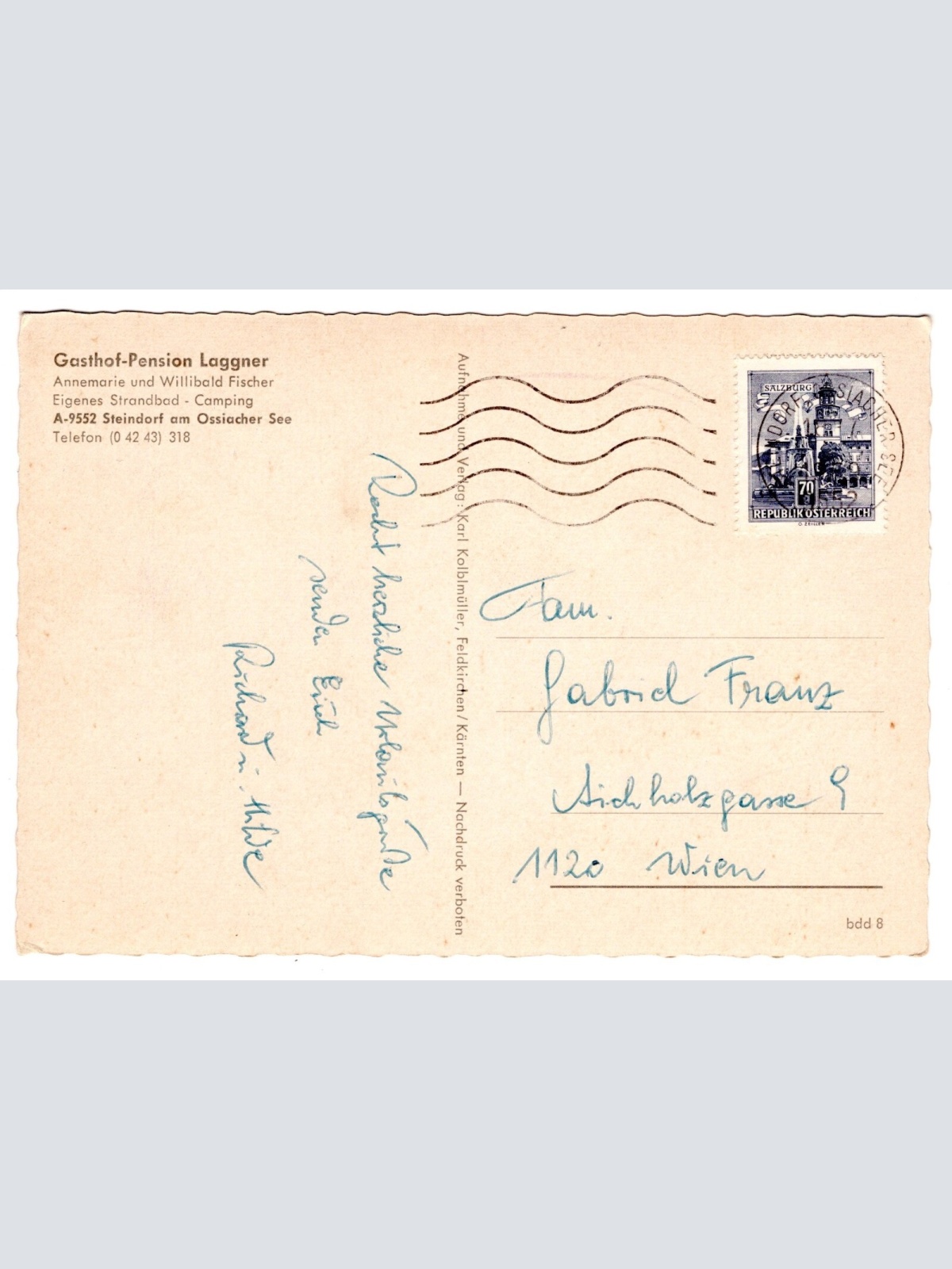 AK, Steindorf am Ossiacher See, Kärnten, Ansichtskarte (S5747)