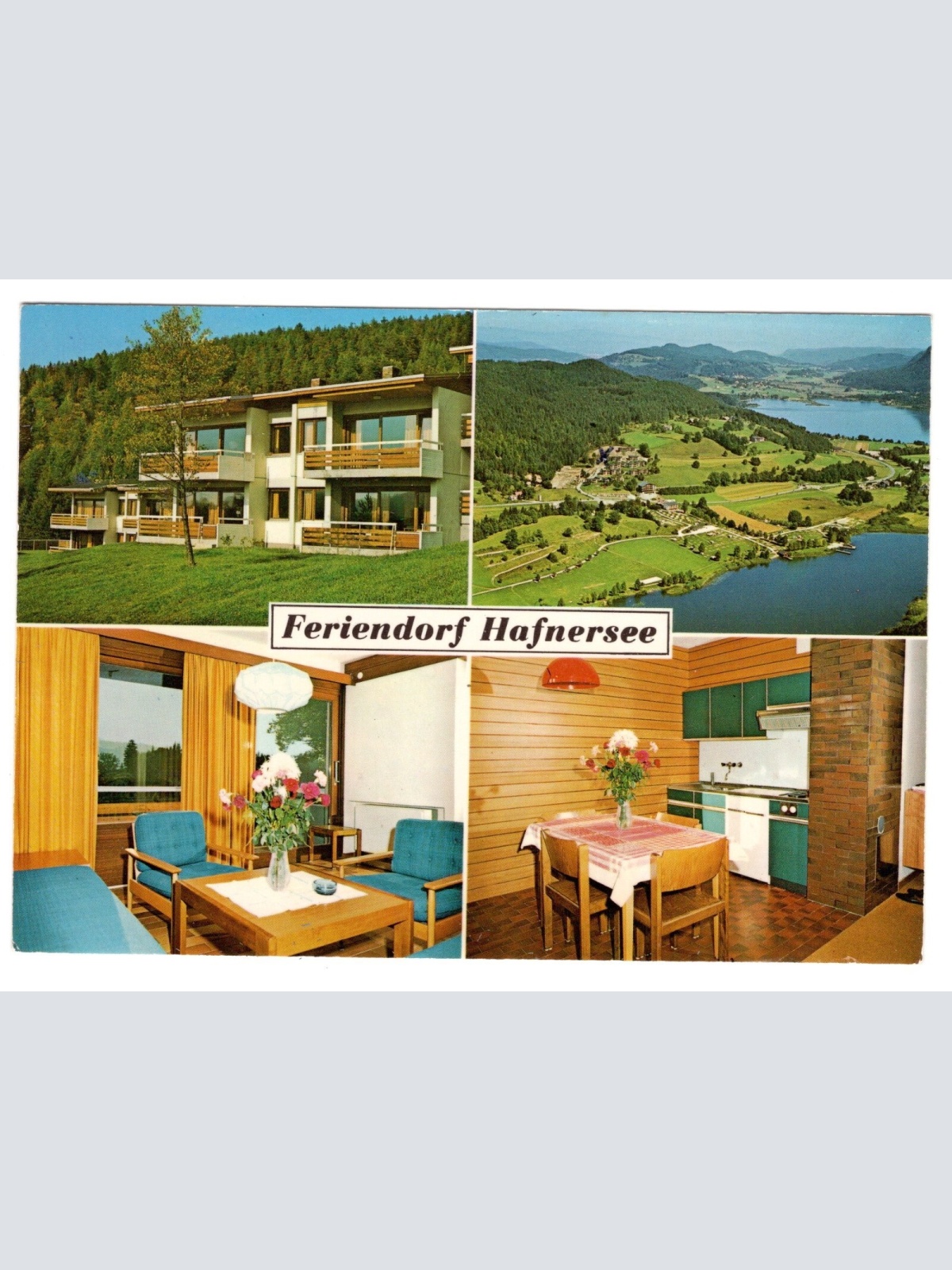 AK, Keutschach am See, Feriendorf Hafnersee, Kärnten, Ansichtskarte (S5749)