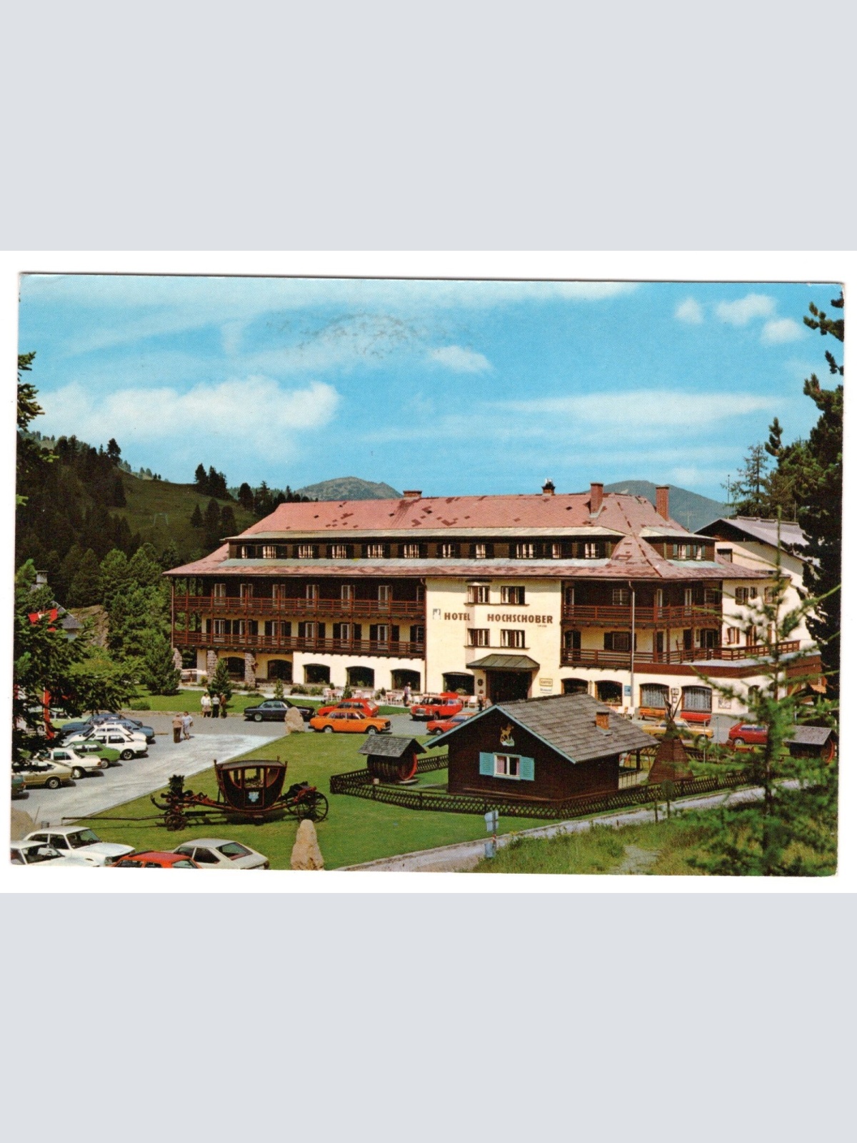AK, Turracher Höhe, Hotel Hochschober, Kärnten, Ansichtskarte (S5754)