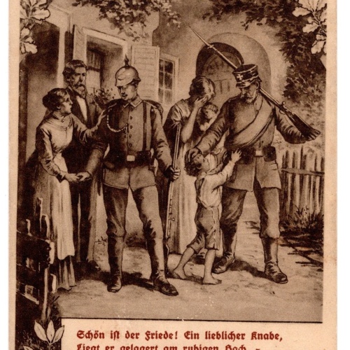 AK, Nichtswürdig ist die Nation, die nicht ihr Alles, Ansichtskarte (S5788)