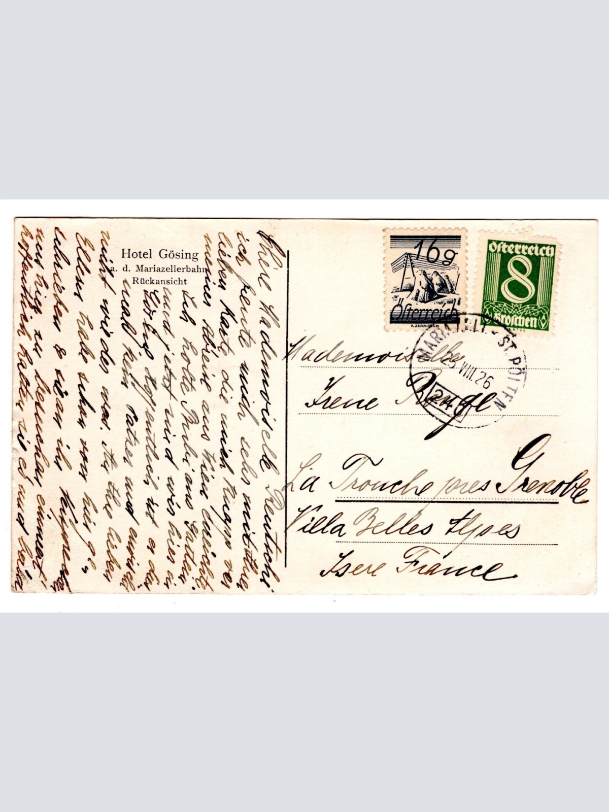 AK, Hotel Gösing, Niederösterreich, Ansichtskarte (S5791)