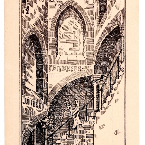 AK, Friedberg, Judenbad, Hessen, Ansichtskarte (S5794)