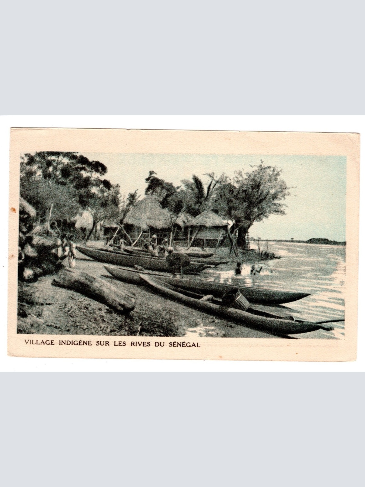 AK, Village Indigene sur les Rives du Senegal, Ansichtskarte (S5801)