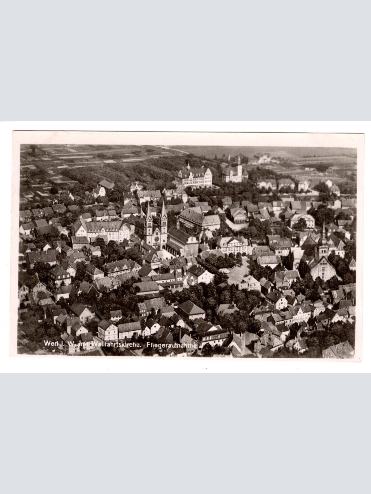 AK, Werl, Fliegeraufnahme, Nordrhein-Westfalen, Ansichtskarte (S5821)