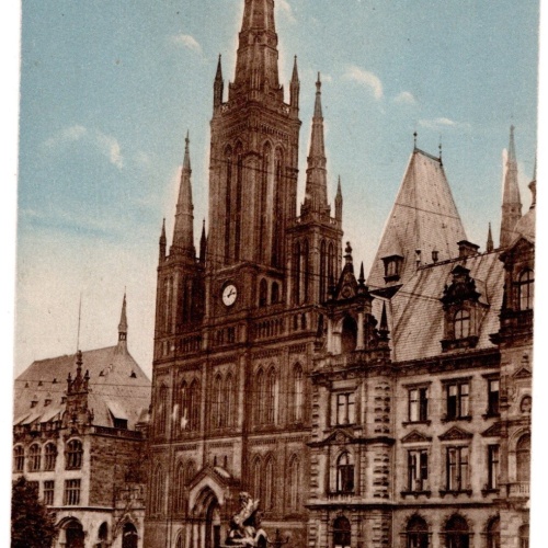 AK, Wiesbaden, Hauptkirche, Hessen, Ansichtskarte (S5828)