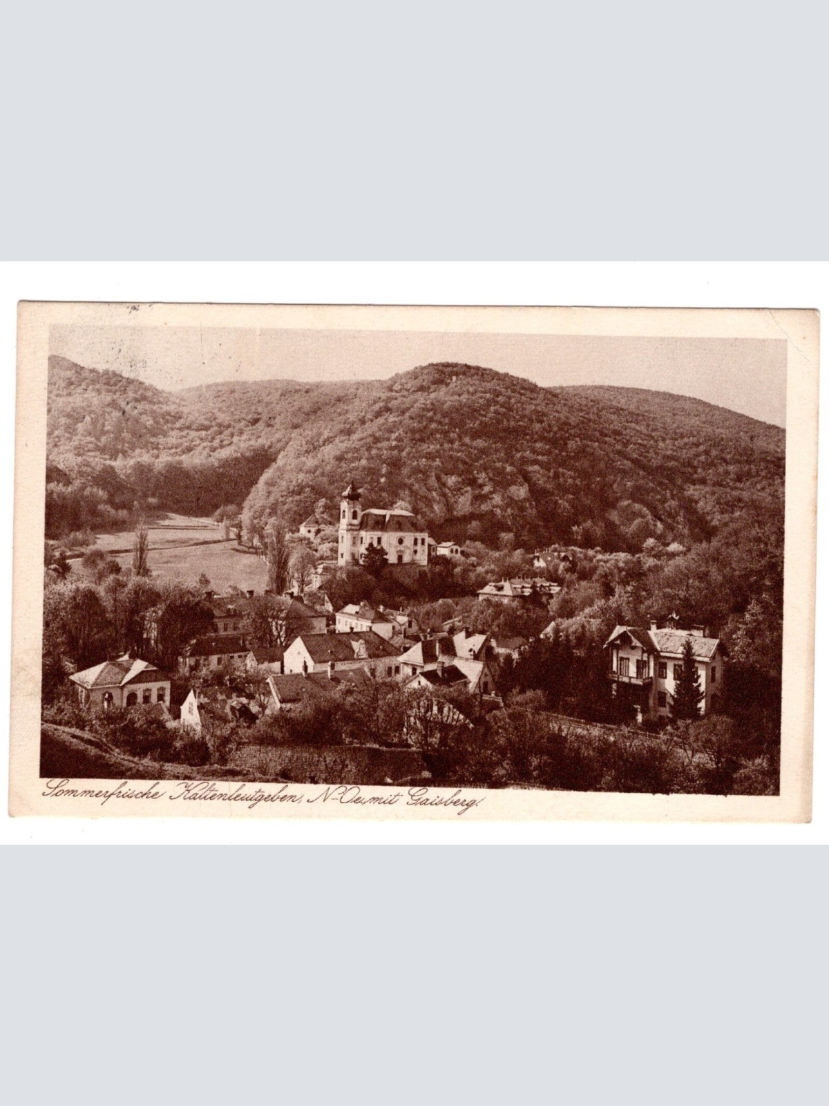 AK, Kaltenleutgeben, Niederösterreich mit Gaisberg, Ansichtskarte (S5856)