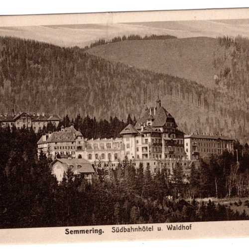 AK, Semmering, Südbahnhotel u. Waldhof, Niederösterreich, Ansichtskarte (S5857)
