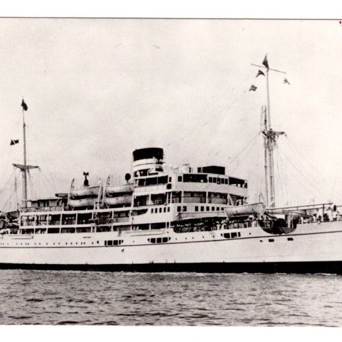 AK, British India S. N. CO MS Drmra, Ansichtskarte (S5865)