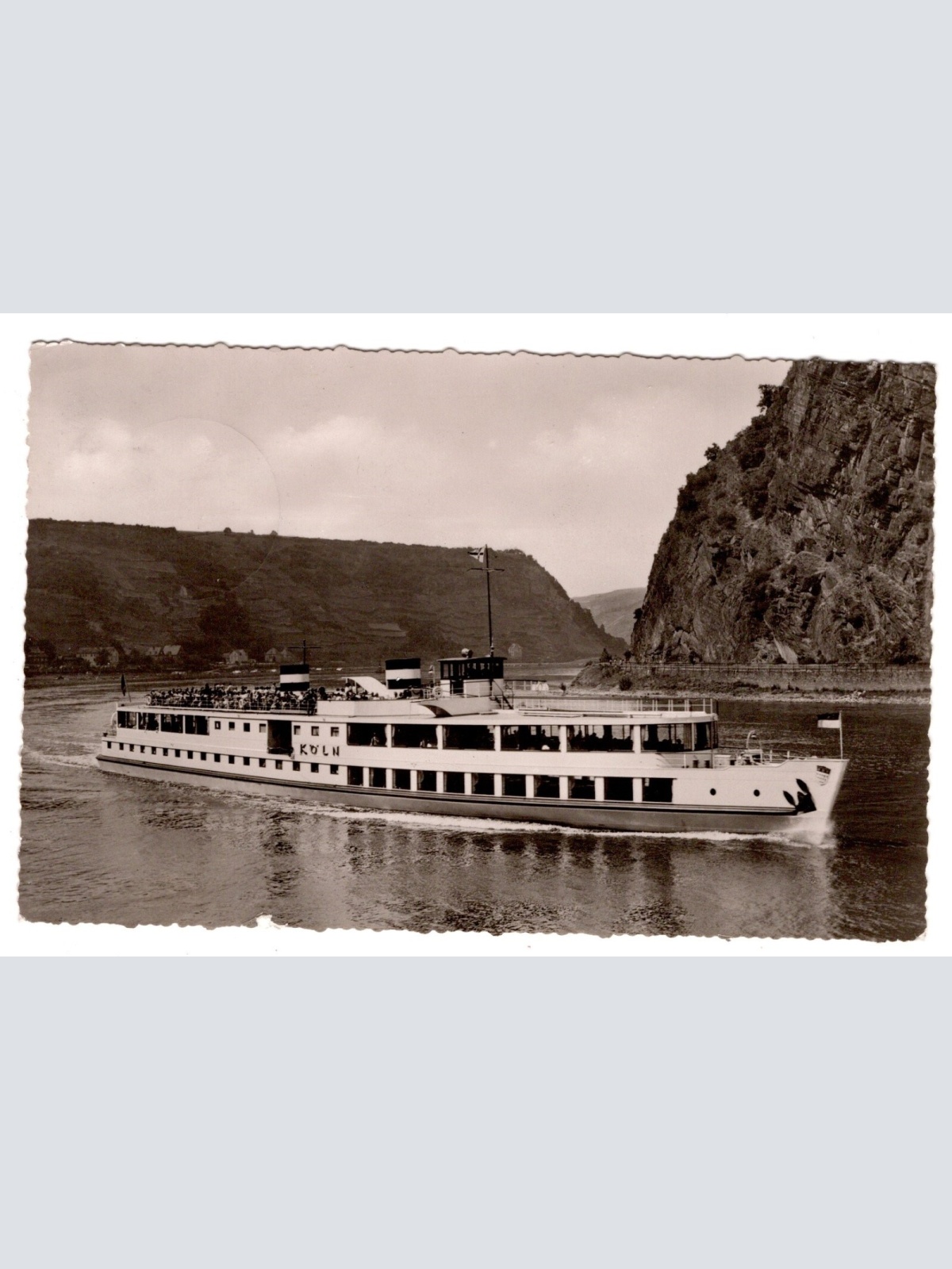 AK, Köln-Düsseldorfer Rheindampfschiffahrt, Motorschiff, Ansichtskarte (S5867)