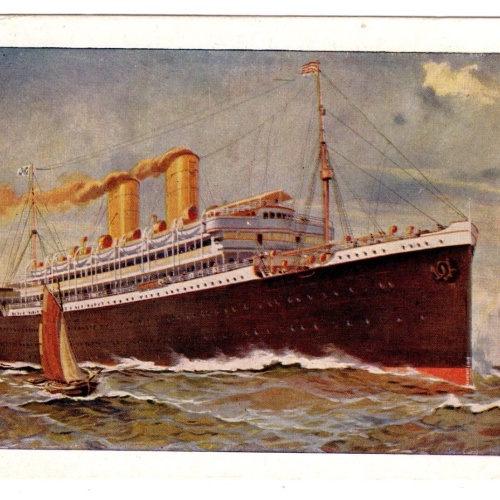 AK, Norddeutscher LLoyd Bremen, Doppelschraubendampfer, Ansichtskarte (S5872)