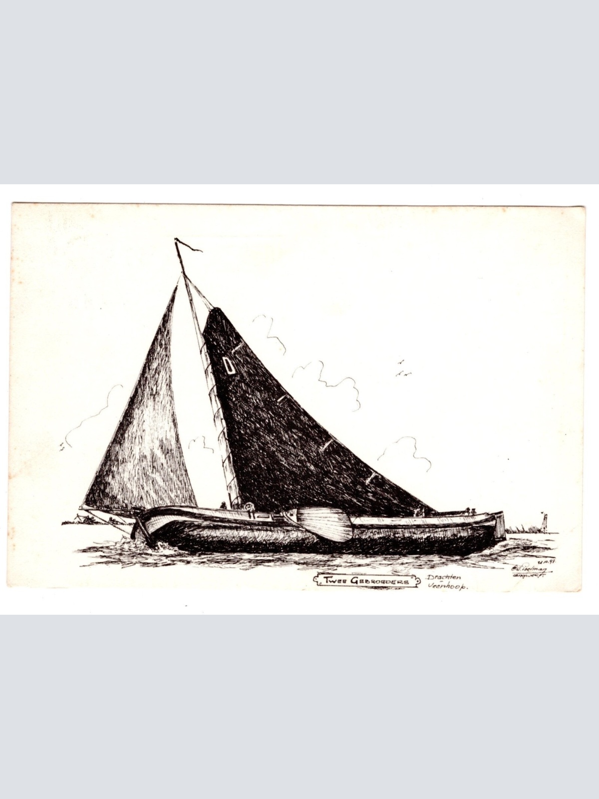 AK, Twee Gebroeders, Ansichtskarte (S5873)