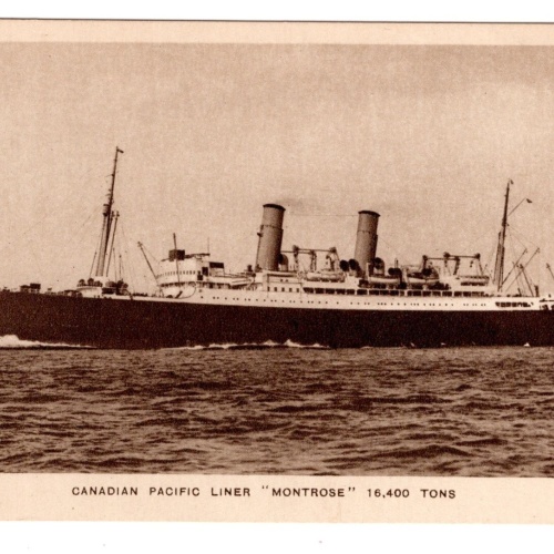 AK, Canadian Pacific Liner, Montrose, Ansichtskarte (S5887)