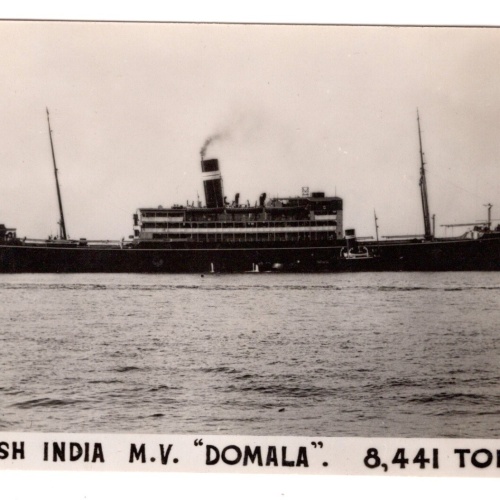 AK, British India M. V. Domala, Ansichtskarte (S5894)