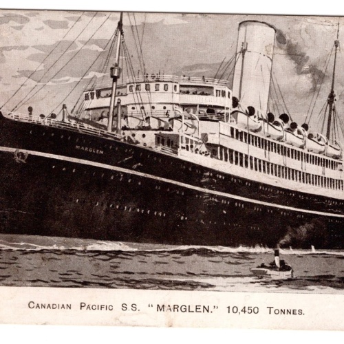 AK, Canadian Pacific S. S. Marglen, Ansichtskarte (S5895)