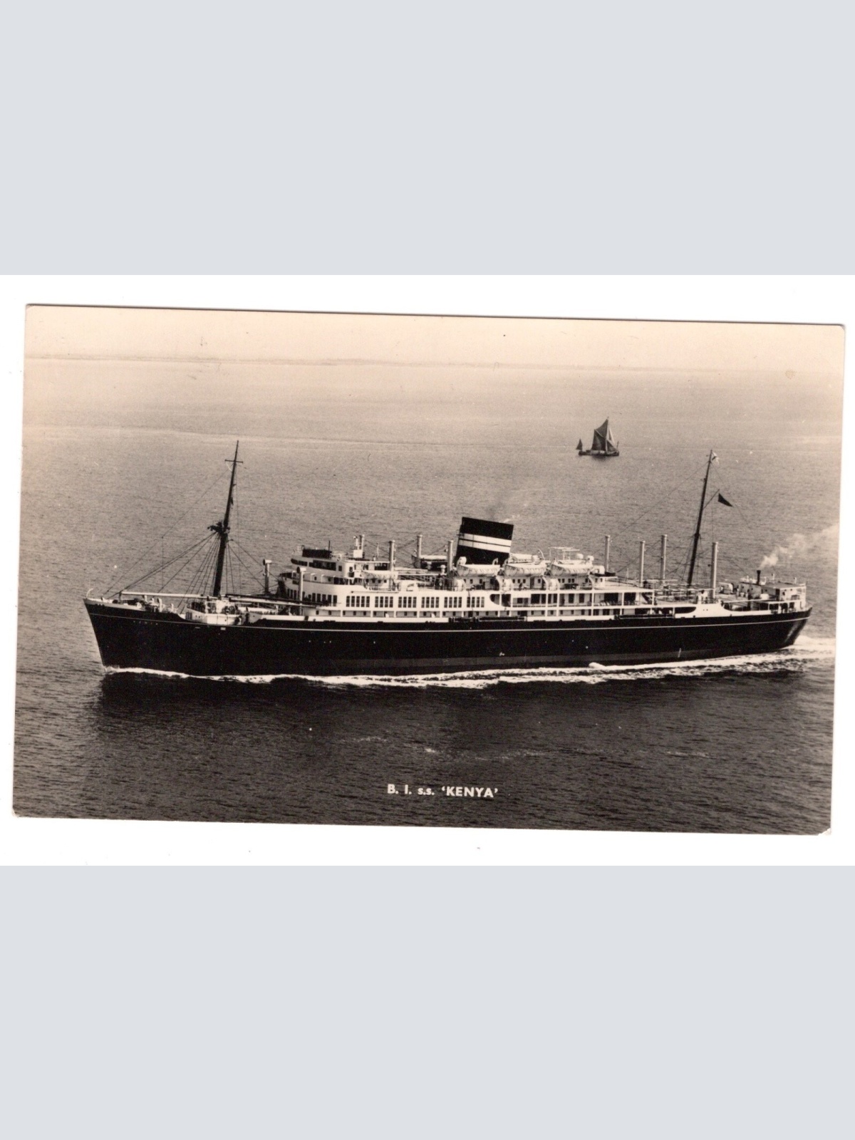 AK, B. I. s.s. Kenya, Ansichtskarte (S5896)