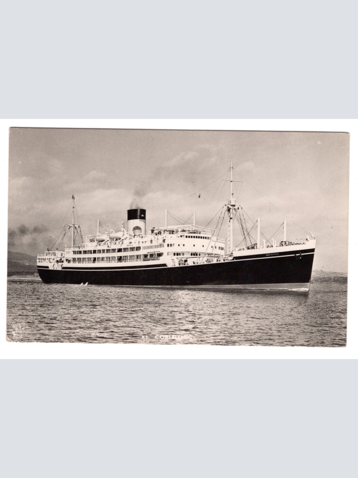 AK, s.s. Corinthic, Ansichtskarte (S5898)