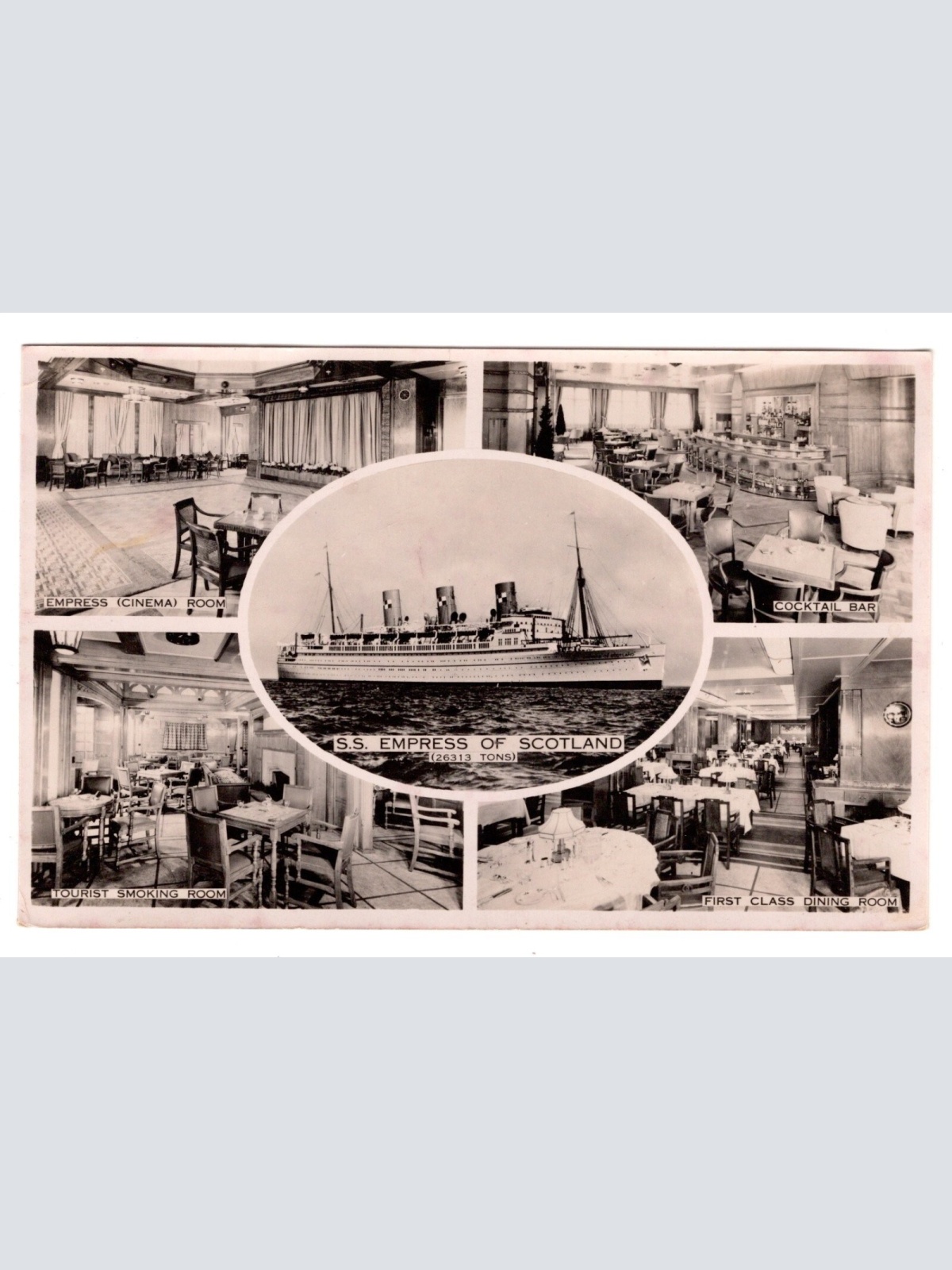 AK, S.S. Empress of Scotland, Ansichtskarte (S5902)